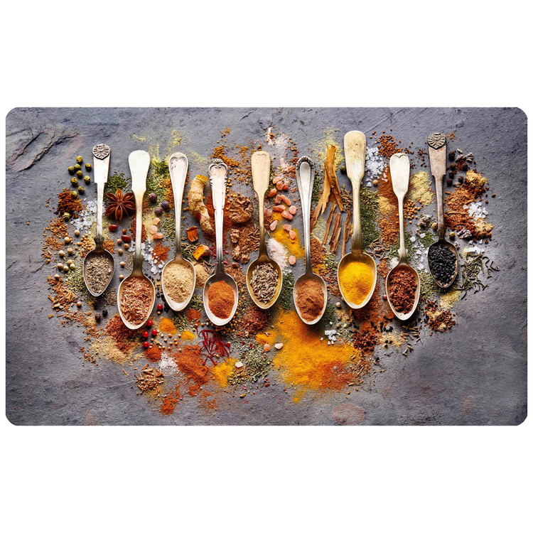 پادری رویه مخمل 4لایه طرح ادویه شرقی M-609