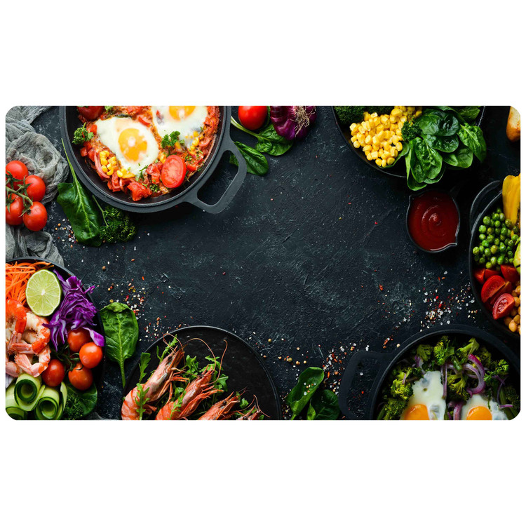 پادری رویه مخمل 4لایه طرح مزه لند M-637