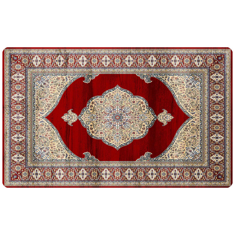 پادری رویه مخمل 4لایه طرح فرش اسلیمی M-208