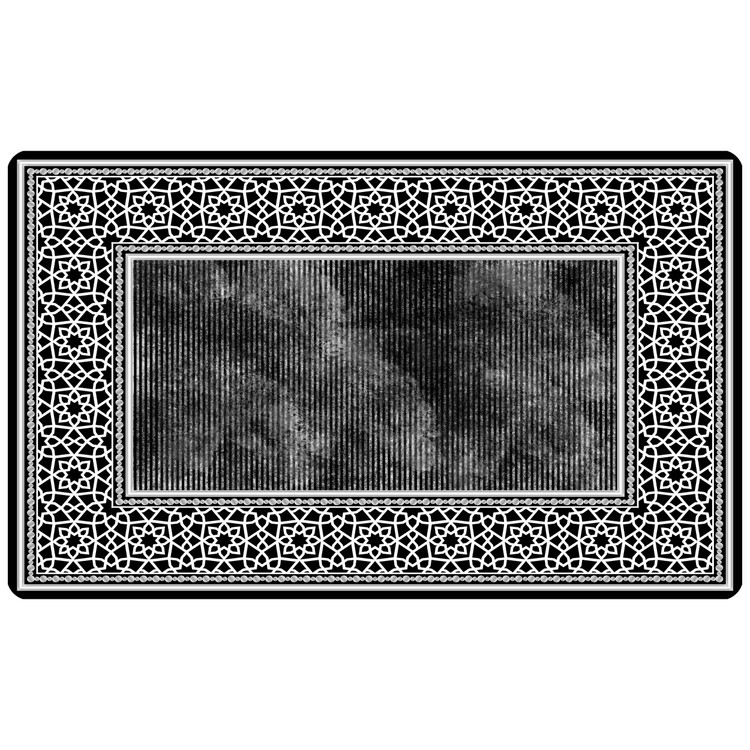پادری رویه مخمل 4لایه طرح مدرن گره چینی M-257