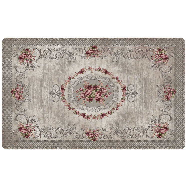 پادری رویه مخمل 4لایه طرح مدرن قاب گل M-261