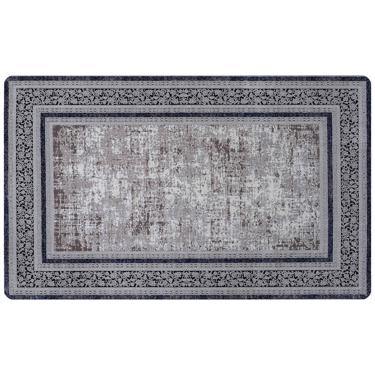 پادری رویه مخمل 4لایه طرح مدرن حاشیه گل M-266