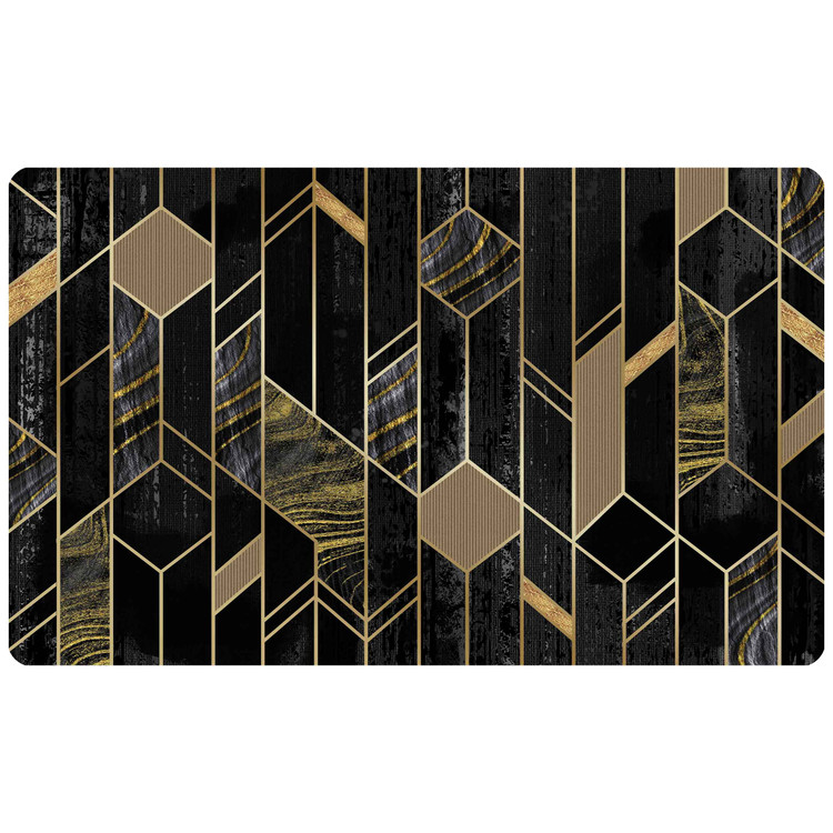 پادری رویه مخمل 4لایه طرح شش ضلعیM-310