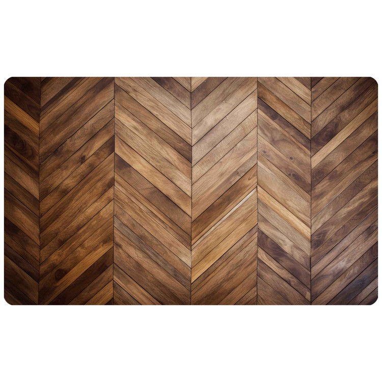 پادری رویه مخمل 4لایه طرح پارکت جناقی M-401
