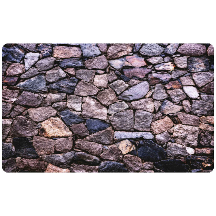 پادری رویه مخمل 4لایه طرح سنگ چین M-403