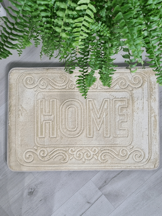 پادری آبگیر مموری فوم طرح HOME سایز 50*80 سانتی متر