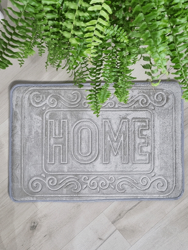 پادری آبگیر مموری فوم طرح HOME سایز 50*80 سانتی متر