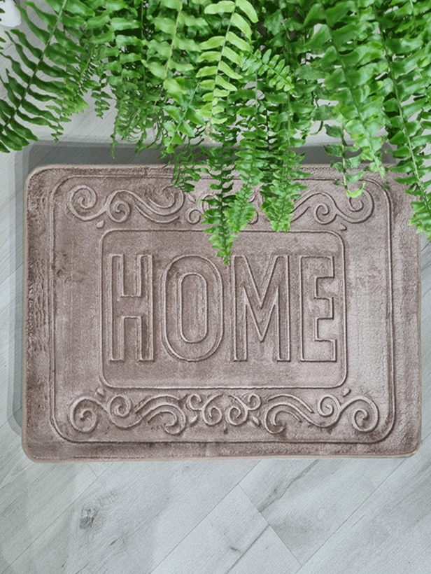 پادری آبگیر مموری فوم طرح HOME سایز 50*80 سانتی متر