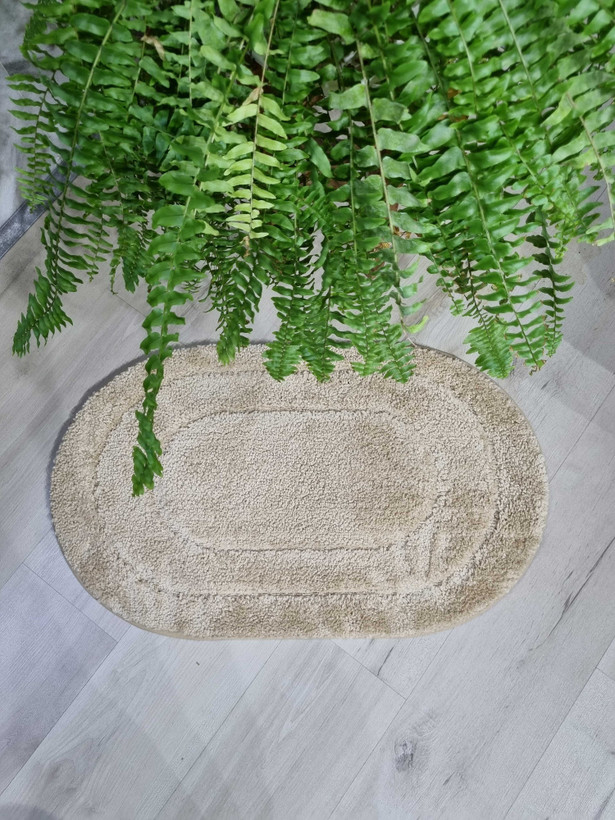 پادری آبگیر بافت مونو طرح بیضی سایز 50*80 سانتی متر
