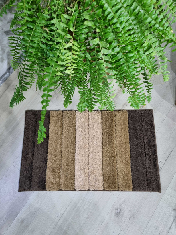 پادری آبگیر بافت مونو طرح خطی 3رنگ سایز 50*80 سانتی متر