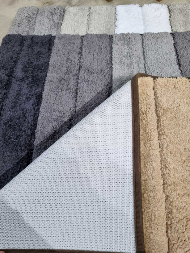 پادری آبگیر بافت مونو طرح خطی 3رنگ سایز 50*80 سانتی متر
