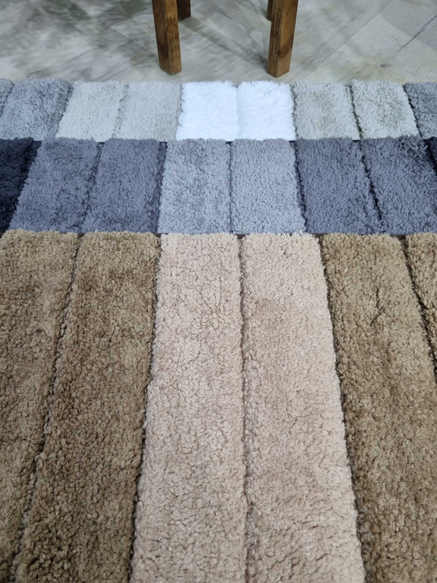 پادری آبگیر بافت مونو طرح خطی 3رنگ سایز 50*80 سانتی متر