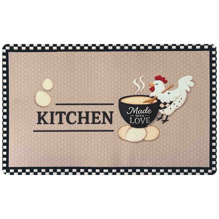 پادری اسفنجی فانتزی طرح کیچن کد RS-157 سایز 50*70 سانتی متر
